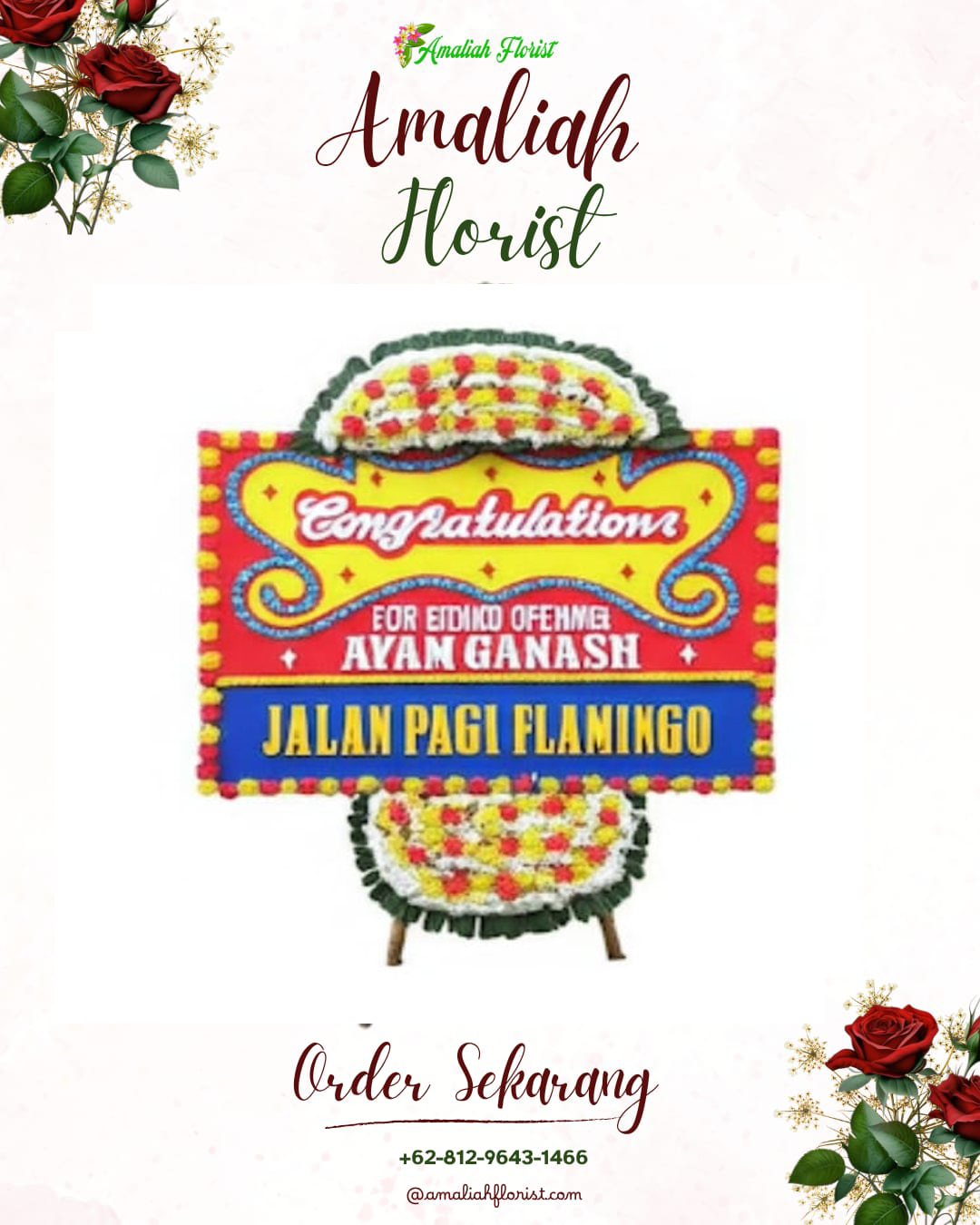 Sewa Papan Bunga Kotamobagu Utara